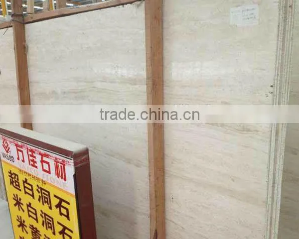 Super White Travertine Tiles of Wholesale Price