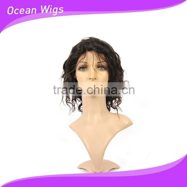 Human Hair Lace Wig, Body Wave, 12", Natural Color photo-2