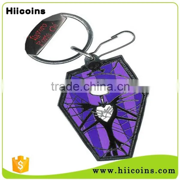 Promotional Manufacturer Wholesale Custom Metal Coffin Keychain photo-3