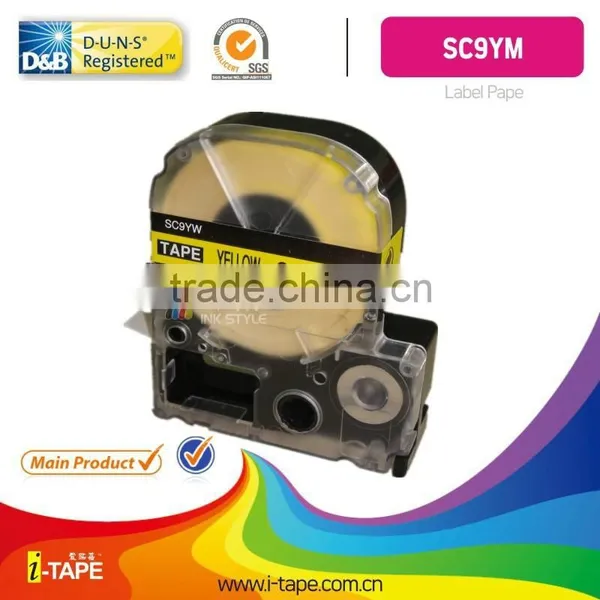 SC9YW (Length:10M) Tape for KingJim TepraPro Label Tape Printer