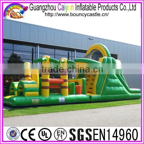 Playground Use Best Price Jungle Theme Kids Inflatable Obstacle Course photo-3
