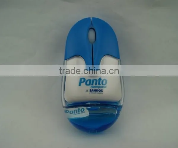 Computer Gift 2.4G Wireless Rechargeable Liquid Mouse With Lithium Battery photo-4
