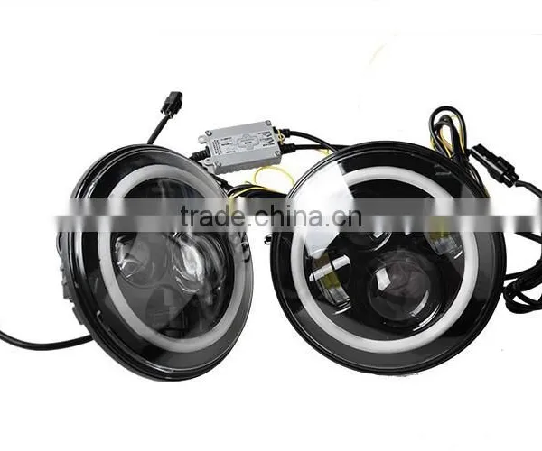 WEIKEN 7 Inch Led Headlight/Round Harley Led Headlight/Motorcycle Headlights photo-2