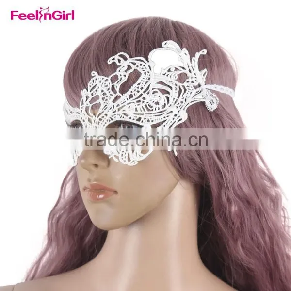 Wholesale Fashion Lace Halloween Party Mask photo-3