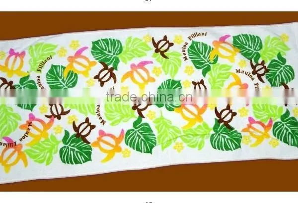 2015 New Design Magic Beach Towel Pure Cotton Velvet Towel for Wholesales photo-3