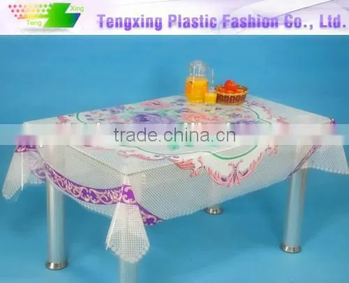 Elegant Printed Plastic Tablecloth photo-2