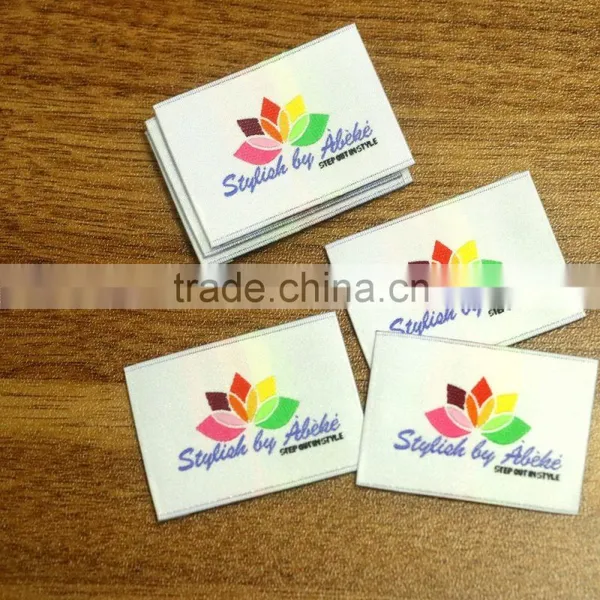 High Quality Silk Screen Printed Embossed Main Label For Clothing photo-2