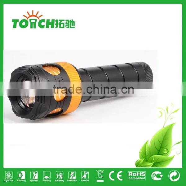 Multifunctional 2in1 Rechargeable LED Headlight 1*18650 Rechargeable/3*AAA Dry Battery LED Headlights for Bicycle photo-3