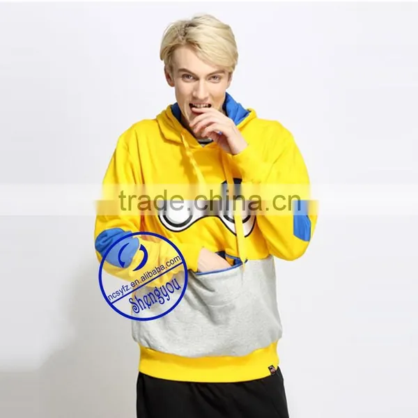 100% Cotton Custom Wholesale Plain Pullover Hoodies photo-3