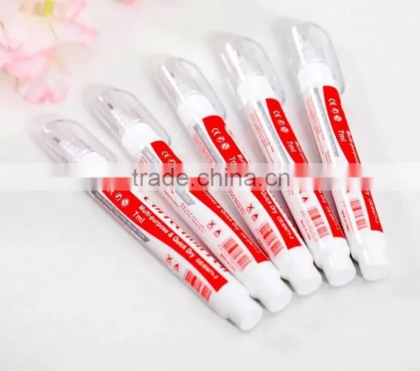Hot Selling Metal Tip 7ml Liquid Corrector HY-601A Correction Pen photo-3