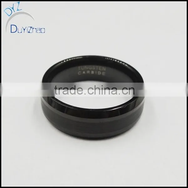8mm Tungsten Carbide Ring Black Tungsten Ring Popular Tungsten Ring photo-3