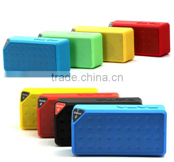X3 Mini Bluetooth Speaker With USB Input,Protable Mini Speaker With FM Radio photo-4