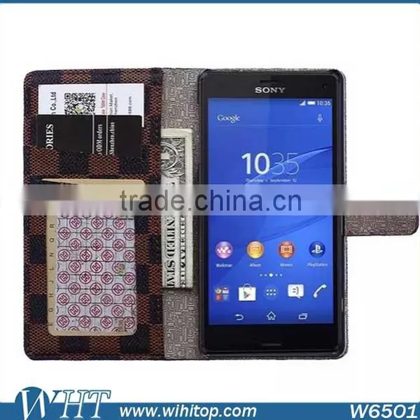 Luxury Mobile Phone Case for Sony Xperia Z4, Leather Case for Sony Z4 Factory Price photo-3