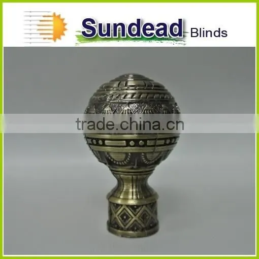 Stainless Steel Iron Chrome Alum Crystal Copper Satin Curtain Pole Curtain Accessory Wholesale Curtain photo-3