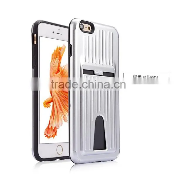 Wallet Card Holder Mobile Phone Case for Iphone 6S, Heavy Duty Card Case for Iphone 6G photo-4