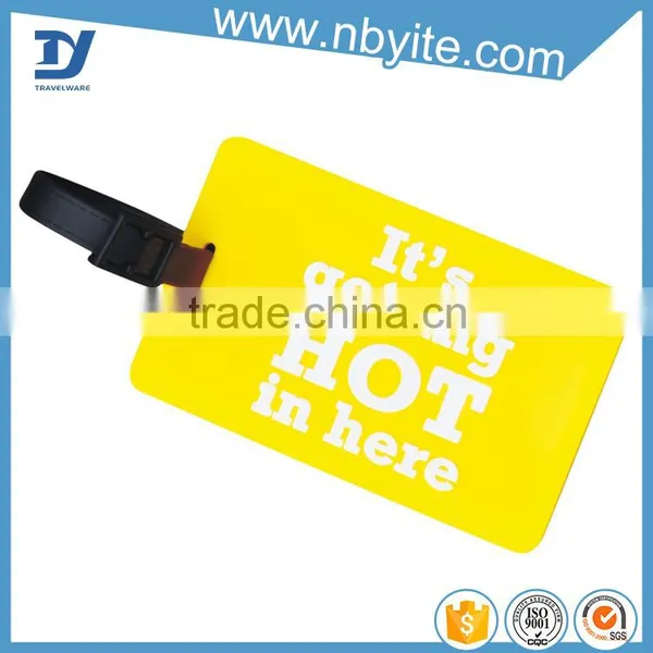 Factory Supply Bulk Soft Pvc Luggage Tag Plastic Luggage Tag photo-2