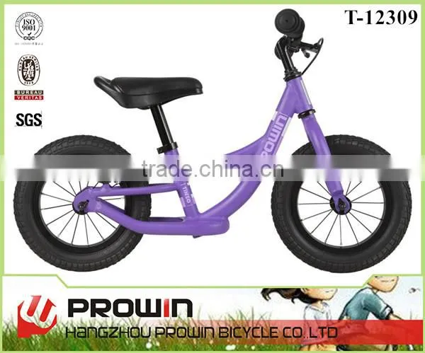 Factory Price 12" Purple Color Balance Bike/baby Cycle/bike Stroller Baby for Sale (PW-T12309)