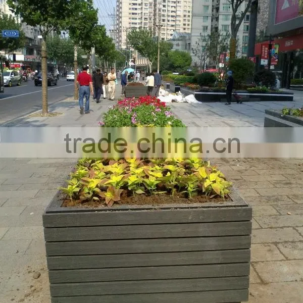 Teak Wpc Flower Pot photo-5