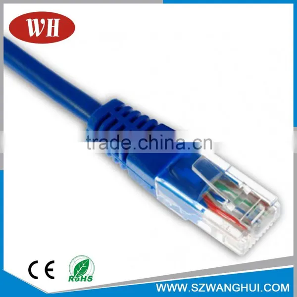 Superior Quality RJ45 UTP Cca Wire Flat Cable Cat5e Ethernet Patch Cable Network photo-2