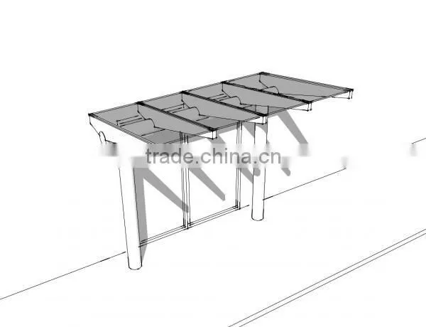 High Quality Laminated Tempered Canopy Safe Glass With CE ISO ANSI Certificated photo-2