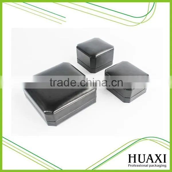 Fashion Leather Plastic Pendant Jewelry Velvet Box With Led Light photo-2