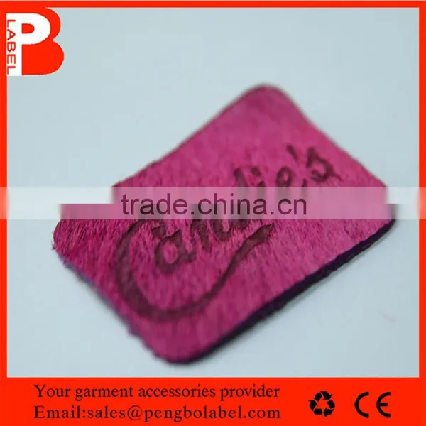 Custom Jeans Distressed Logo Leather Patch for Any Color photo-3