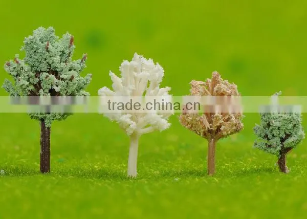 Artificial 3D Model Mininature Tree in Arhictecture Model