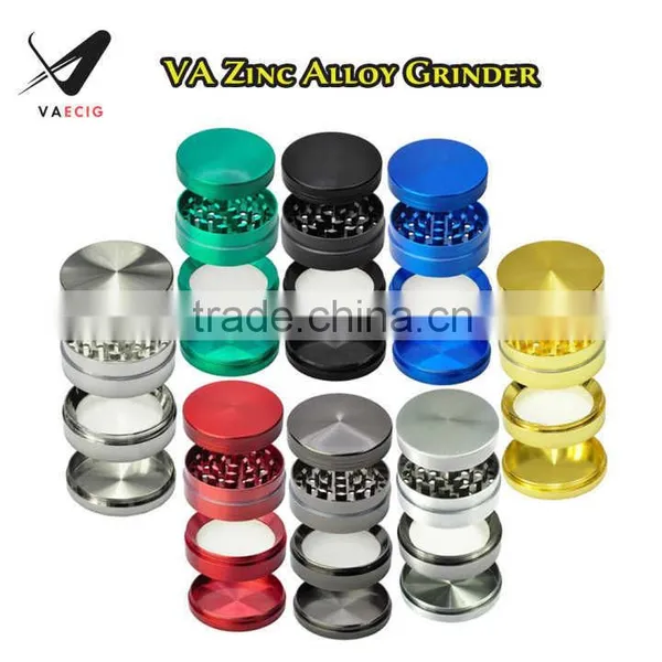 4 Piece 63mm SharpStone Herb Grinder Zinc Alloy Smoking Grinder, CNC Teeth Herbal Grinder, Tobacco Grinder 63mm 4 Parts Multi Co photo-5