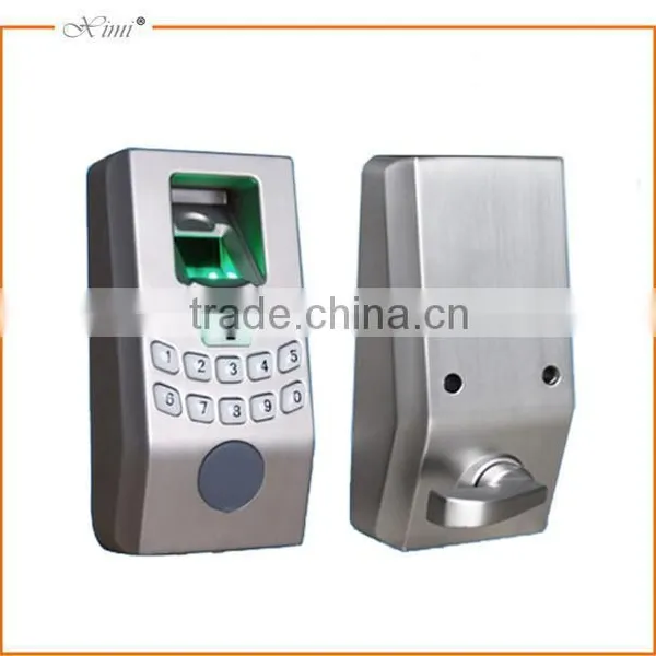Cheap Biometric Fingerprint Door Lock Without Handle Keypad Fingerprint Access Control System photo-3