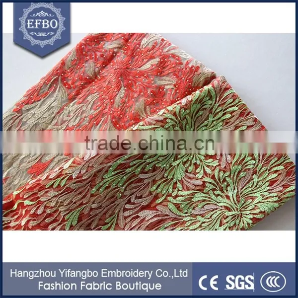Reliable Supplier White Net London Lace Embroidery Fabric for Cloth photo-3