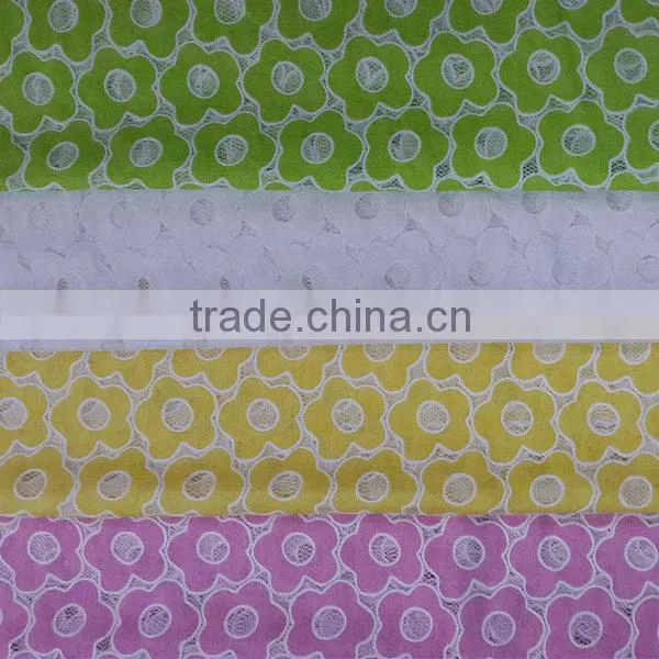 High Quality Wholesale Flower Design Lace Fabric