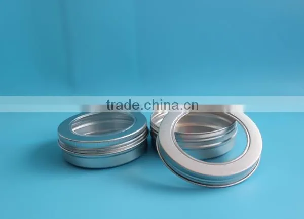 Latest Design Main Product Round Aluminum Can With Transparent Window Cap photo-4