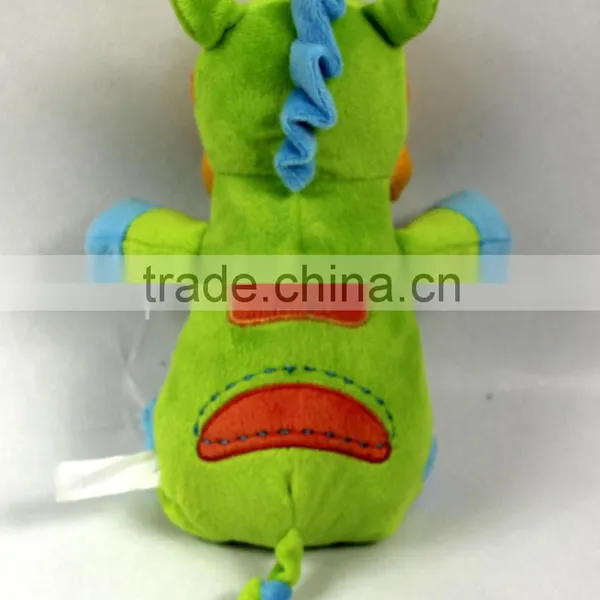 Luckiplus Hot Sale First Class Green and Blue Cow Safe Technology Toy For Kids photo-5