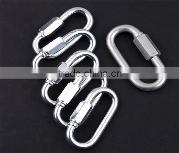18KN Outdoor Safety Buckle Clasp O-Shape Stainless Steel Screw Gate Climbing Button Carabiner Camping Hiking Safety Hook Gear photo-3