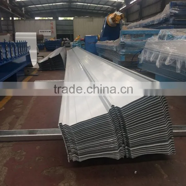 YX28-820 Cold Joint Hidden Roof Panel Roll Forming Machine photo-3