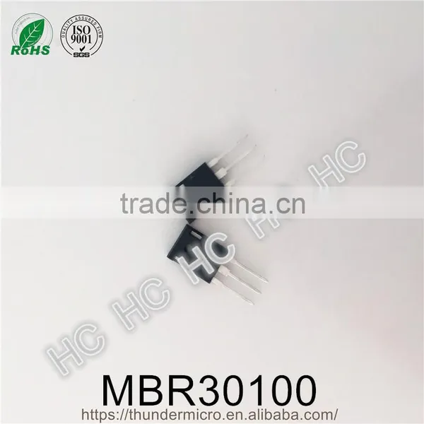 Original MBR30100 Schottky barrier rectifier diode 30A 100V TO-247