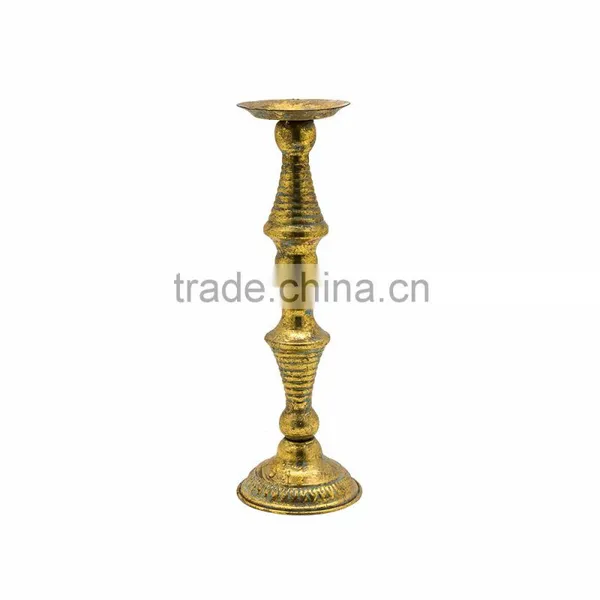 Elegant Classical Gold Tea Light Candle Holder photo-2