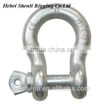 T8 Electric Galvanized Carbon Steel Bow Shackle photo-4
