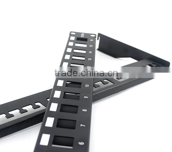 LY-PP6A-14 19"1U UTP Cat.6A 16 Port Blank Patch Panel photo-6