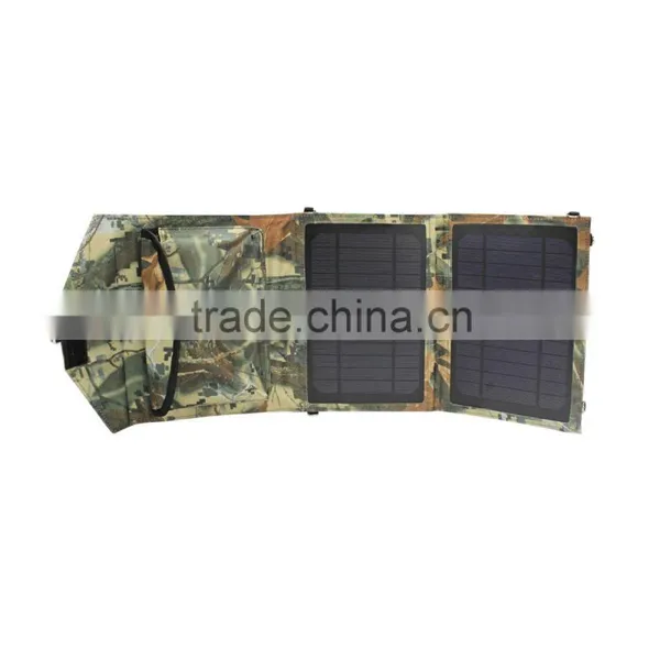 ShenZhen Factory Portable 7W Solar Charger, Full-certified Solar Foldable Charger For Mobile photo-3