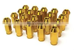 50mm Lug Nuts For Racing Car 7075 Aluminum