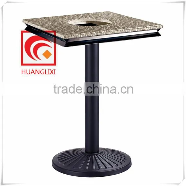 Coffee Room Black Table Leg, Foot Hotel Environmental Round Table, Table Legs, Composite Base photo-4