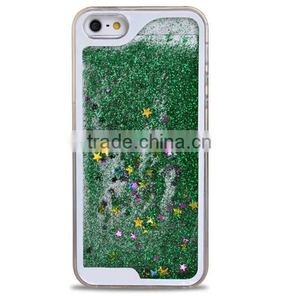 PC Material Matte Hard Cover Hourglass Bling Glitter Phone Case for IPhone6/6s photo-2