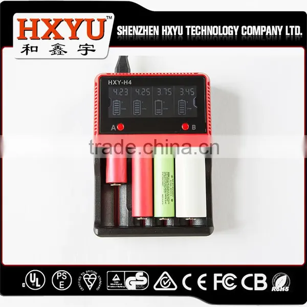 World Universal Universal Intelligent 18650 Battery Charger 4 Bay photo-3