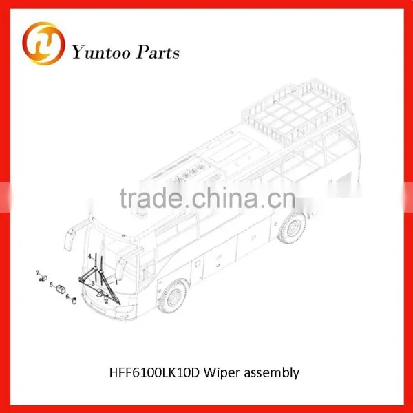 HFF6100LK10D Wiper Assembly Windshield Wiper for Anki6100LK Bus