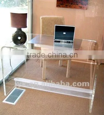 high transparent elegant acrylic computer table