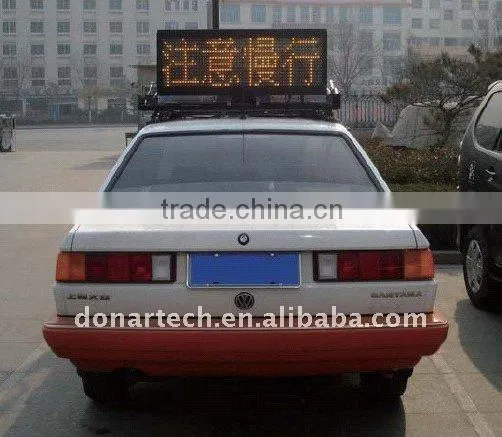 Double Side Super Brightness Vehicle Mounting Led Moving Sign photo-5
