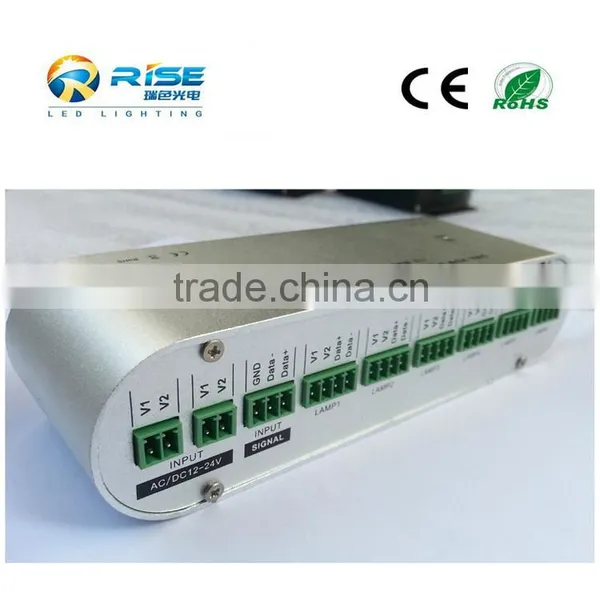 12 Way DMX/RDM Power Splitter and Signal Amplifier Isolated photo-2
