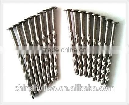 China Nail Supplies Screw Shank Zinc Coated Pallet Nail photo-2