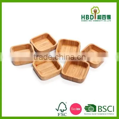 Hot New Products for 2016 6pcs Wood Sauce Bowl-mini Bowl-small Bowl Wholesale photo-4